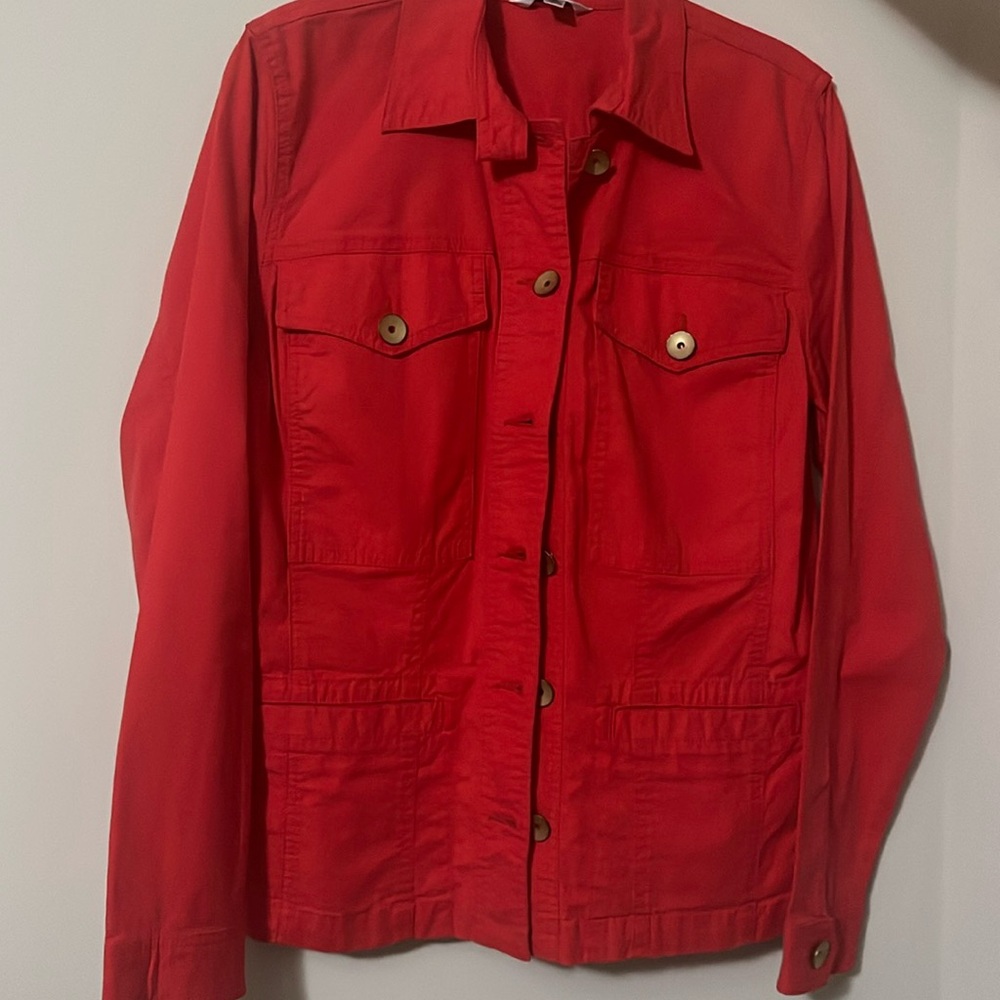CAbi salmon utility jacket